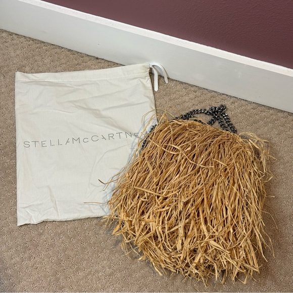NWT Stella McCartney Falabella Straw Crossbody Bag (SHG-31305) - Picture 12 of 16